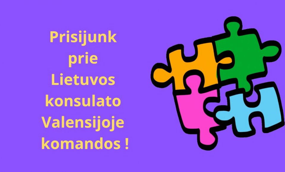 DARBO LIETUVOS KONSULATE VALENSIJOJE PASIŪLYMAS